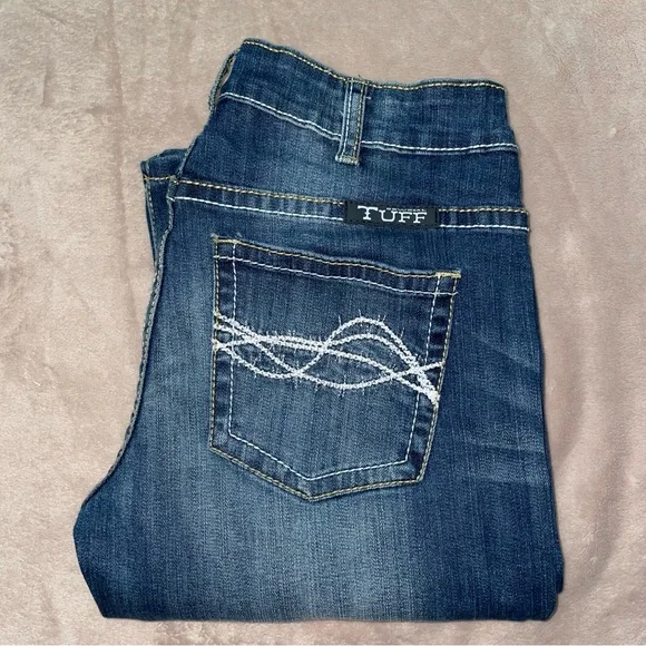 Cowgirl tuff co bootcut Jean W28/L32/1/2 - Picture 3 of 12